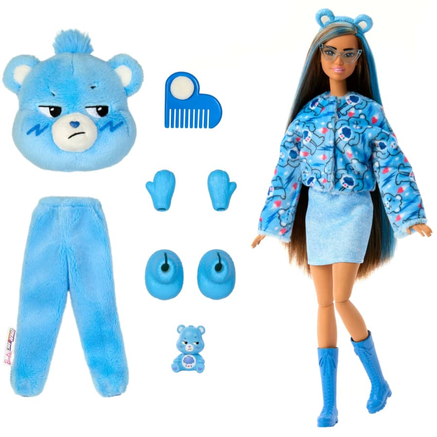 BARBIE Cutie Reveal S2 - CARE BEARS Grumpy + Accesorios - Lovely Kids ...