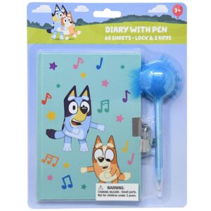 BLUEY Craft - Diario + Lapicero POM POM