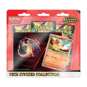 POKÉMON TCG Mega Evolution 2.5 - ASCENDED HEROES Tech Sticker CHARMANDER Collection Master en Inglés