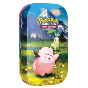 POKÉMON TCG Mega Evolution 2.5 - ASCENDED HEROES Mini Tin CLEFAIRY & CHIKORITA en Inglés