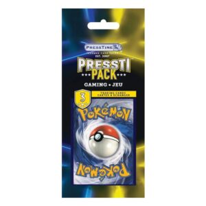 POKÉMON TCG - PRESSTI Surprise Booster + 3 Tarjetas en Inglés