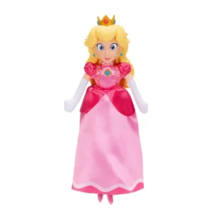 SÚPER MARIO Movie Galaxy Plush - Princesa PEACH Peluche Deluxe 23cm