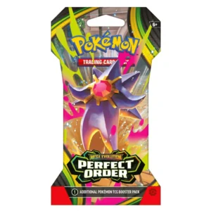 POKÉMON TCG Mega Evolution 3 - PERFECT ORDER Sleeved Booster + 10 Tarjetas en Inglés