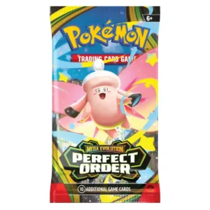 POKÉMON TCG Mega Evolution 3 - PERFECT ORDER Booster + 10 Tarjetas en Inglés