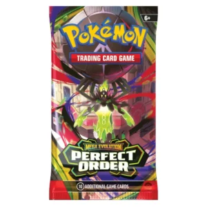 POKÉMON TCG Mega Evolution 3 - PERFECT ORDER Booster + 10 Tarjetas en Inglés