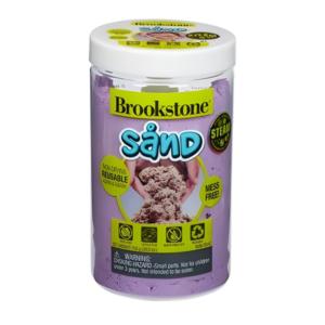 BROOKSTONE - Arena Moldeable Lila de 750gr