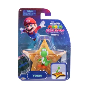 SÚPER MARIO Movie Galaxy - YOSHI Figura 3.8cm + Accesorio