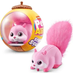 PETS ALIVE Scurry’n Squirrel - ARDILLA Rosa Interactiva + Bellota