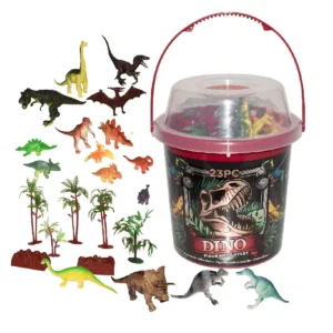 WILD REPUBLIC Buckets - DINOSAURIOS Figuras & Set de Juego + 23pzas