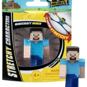 GOO JIT ZU Minis Minecraft - STEVE Figura Stretchy