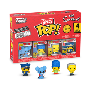 FUNKO POP Bitty TV Los Simpsons - Set de Figuras S2 Edición CHASE Limitada + 4pzas