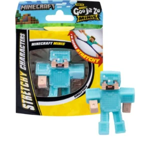 GOO JIT ZU Minis Minecraft - STEVE Figura Stretchy