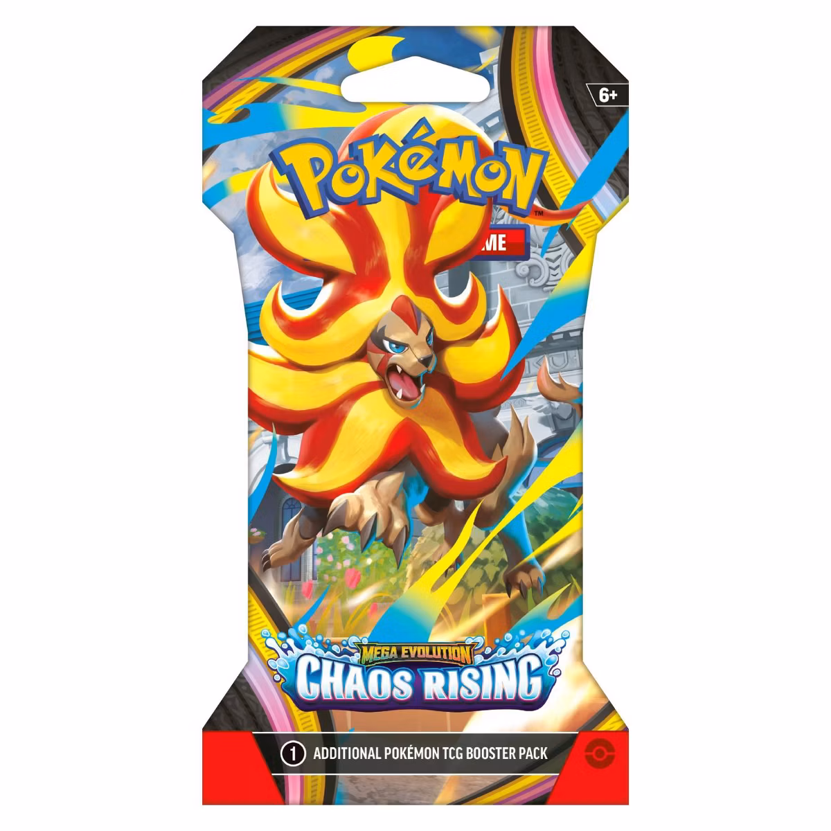 POKÉMON TCG Mega Evolution 4 - CHAOS RISING Sleeved Booster + 10 Tarjetas en Inglés